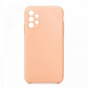 Θήκη OEM Silicone Back Cover με Προστασία Κάμερας για Samsung Galaxy A52 5G (Pale Pink) 