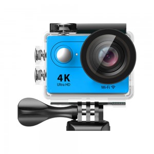 Sports & Action Camera Ultra HD 4K με οθόνη 2 ιντσών (Μπλε)
