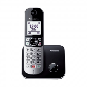 Ψηφιακό Ασύρματο Τηλέφωνο Panasonic KX-TG6851 (Ασημί-Μαύρο)