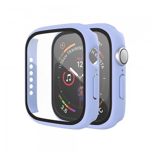 Θήκη Προστασίας με Tempered Glass για Apple Watch 45mm (Baby Blue)