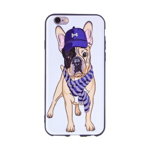 Θήκη MyMobi Back Cover Blue Hat Dog για iPhone 5/5S  (Design)
