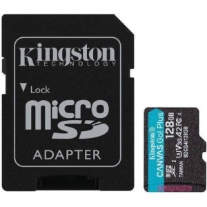 Kingston microSDXC 128GB Class 10 U3 V30 A2 