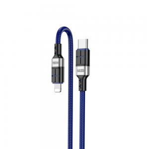 Καλώδιο Kakusiga KSC-696 Type-C to Lightning PD20W 1.2m (Μπλε)