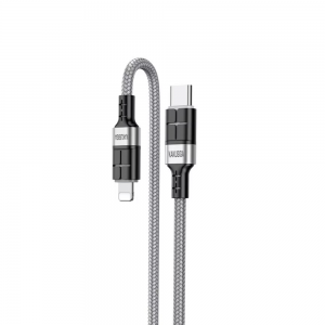 Καλώδιο Kakusiga KSC-696 Type-C to Lightning PD20W 1.2m (Γκρι)