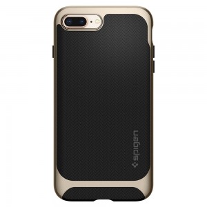 Θήκη Spigen Neo Hybrid Herringbone Back Cover για  iPhone 7/8  (Μαύρο - Χρυσό)