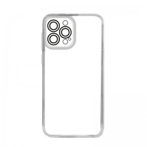 Θήκη X-Level Back Cover Σιλικόνης Air Cushion & Glass Camera Film για iPhone 13 Pro Max (Διαφανές) 