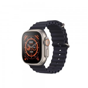 Smartwatch Earldom ET-SW12 με 6 Aνταλλακτικά Λουράκια, Θήκη Σιλικόνης και Ασύρματο Φορτιστή (Μαύρο)