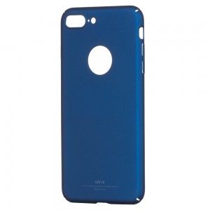 Θήκη MSVII Badge Hole Back Cover για iPhone 8 Plus (Μπλε) 