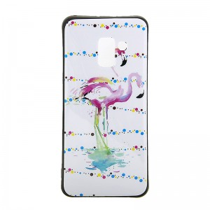 Θήκη MyMobi Flamingo Dots Back Cover για Samsung Galaxy A5/A8 2018 