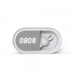  Ξυπνητήρι - Νυχτερινό Φωτάκι με Ενσωματωμένη Λευκή Φιγούρα Κουνελιού FNL-05 INGRID Forever Light (Λευκό) (Default)