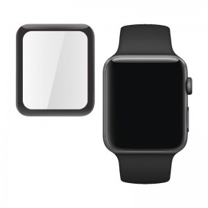 Μεμβράνη Προστασίας Full Cover για Apple Watch 38mm (Μαύρο)