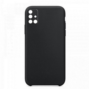 Θήκη OEM Silicone Back Cover με Προστασία Κάμερας για Samsung Galaxy A71 (Black)