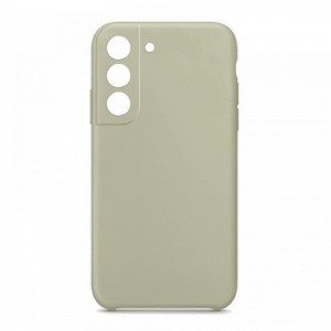Θήκη OEM Silicone Back Cover με Προστασία Κάμερας για Samsung Galaxy S22 (Grey)