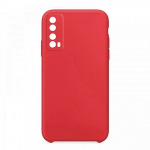 Θήκη OEM Silicone Back Cover με Προστασία Κάμερας για Huawei P Smart 2021 (Red) 