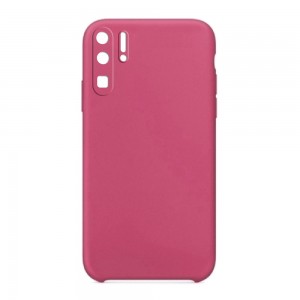Θήκη OEM Silicone Back Cover με Προστασία Κάμερας για Huawei P30 Pro (Dark Pink) 