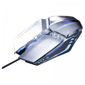 Ενσύρματο 7D Gaming Ποντίκι iMice T80 με LED Φωτισμό (Ασημί)