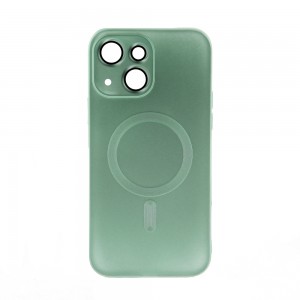 Θήκη Magnetic Matt Back Cover με Προστασία Κάμερας για iPhone 14 Plus (Light Blue)