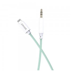  Καλώδιο Κορδόνι Jokade JA104 Jack 3.5mm σε Lightning 1m  (Πράσινο)