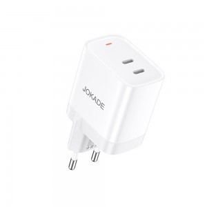 Φορτιστής Jokade JB083 με 2 Θύρες USB-C Fast Charging 30W