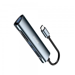 Multi-Function Adapter Type-C to USB 3.0 X3 +TF+SD