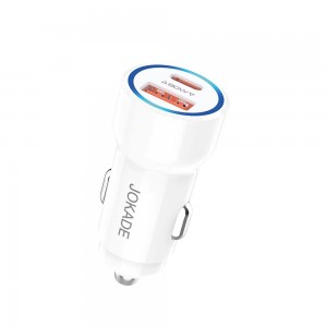  Φορτιστής Αυτοκινήτου Jokade JH047 1x USB-A & 1x USB-C 90W (Άσπρο) (ph07_Phone_Charger)