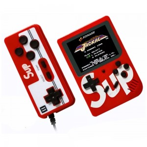 Retro Portable Mini Game Console Sup με Gamepad και 400 Παιχνίδια 2.8'' (Κόκκινο) 