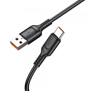 Καλώδιο Kakusiga KSC-805 USB to Type-C 3A 1m (Μαύρο)