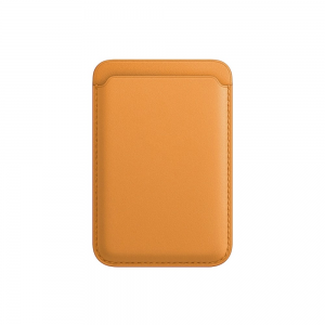 Leather MagSafe Card Holder (Κίτρινο)