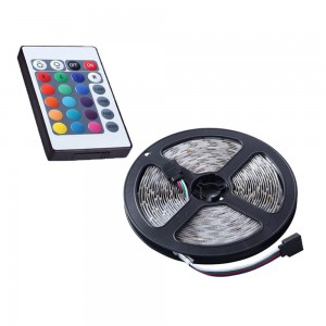 Αυτοκόλλητη ταινία LED RGB / 5050 SMD / 12V / 5m 