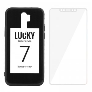 Θήκη Lucky 7 Back Cover + Tempered Glass για Xiaomi Redmi Note 8 Pro (Design)