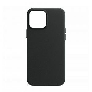 Θήκη MagSafe Leather Back Cover για iPhone 14 Pro Max (Black)