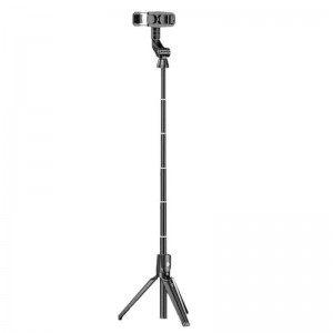 Mini Τρίποδο και Selfie Stick K-21 106cm (Μαύρο)
