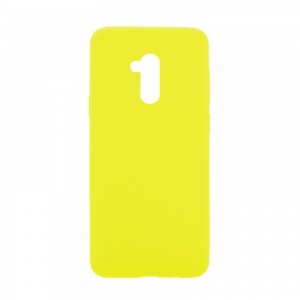 Θήκη MyMobi Σιλικόνης Mat Back Cover για Xiaomi Mi A3  (Κίτρινο)