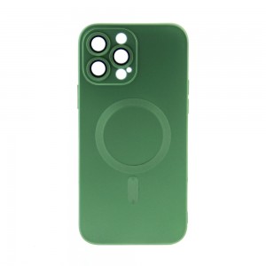 Θήκη Magnetic Matt Back Cover με Προστασία Κάμερας για iPhone 13 Pro (Matcha Green)