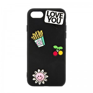 Θήκη 3D Back Cover Message "Love You" για iPhone 6/6S  (Μαύρο)