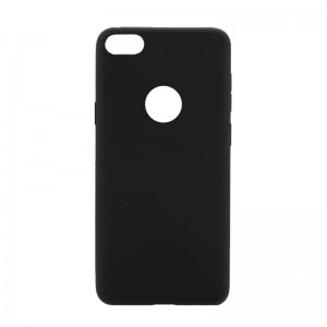 Θήκη MyMobi Σιλικόνης Mat Back Cover για iPhone 6/6S (Μαύρο)