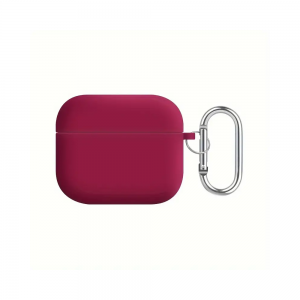 Θήκη Protection Σιλικόνης για Apple Airpods 3 (Merlot Red)