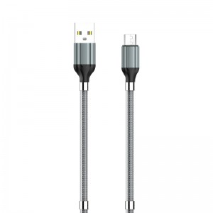 Καλώδιο LDNIO LS491 Magnetic Absorption USB to Micro 1m (Γκρι)