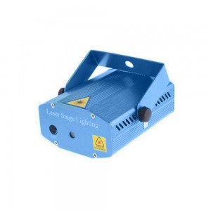 Mini Προτζέκτορας Laser - Φωτορυθμικό (Μπλε)