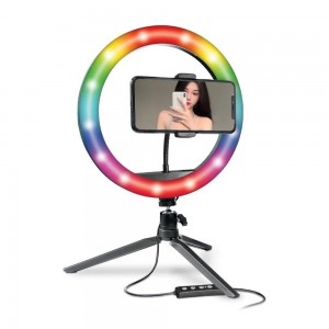  Led Ring Light MJ30 26cm 10'' με Εναλλαγή Χρωμάτων και Τρίποδο