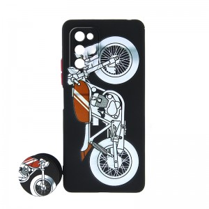 Θήκη με Popsocket Motorcycle Design 1 Back Cover για Samsung Galaxy A02S (Design) 