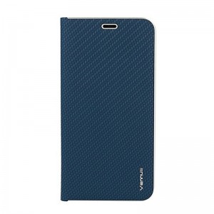 Θήκη Vennus Book Carbon Flip Cover για Samsung Galaxy A51 (Μπλε)