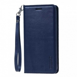 Θήκη Hanman Art Leather Diary για iPhone 12 / 12 Pro  (Μπλε)