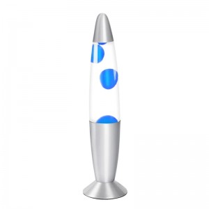 Επιτραπέζιο Φωτιστικό Lava Lamp 25W (Μπλε-Διαφανές)