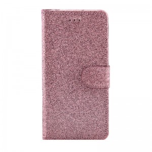 Θήκη OEM Shining με Clip Flip Cover για iPhone XS Max (Ροζ)