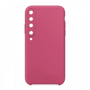 Θήκη OEM Silicone Back Cover για Xiaomi MI10/Pro (Dark Pink) 