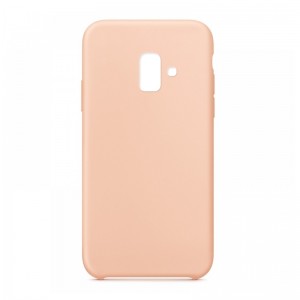 Θήκη OEM Silicone Back Cover για Samsung Galaxy J6 Plus (Pink)