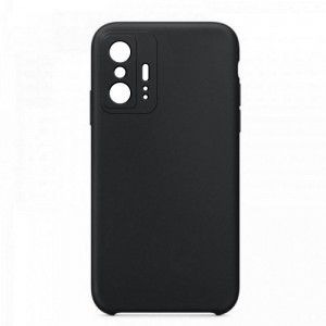 Θήκη OEM Silicone Back Cover με Προστασία Κάμερας για Xiaomi 11T / 11T Pro (Black) 