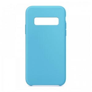 Θήκη OEM Silicone Back Cover για Samsung Galaxy S10 (Sky Blue)