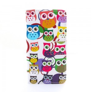 Θήκη Colorful Owls Flip Cover για LG L80 (Design)